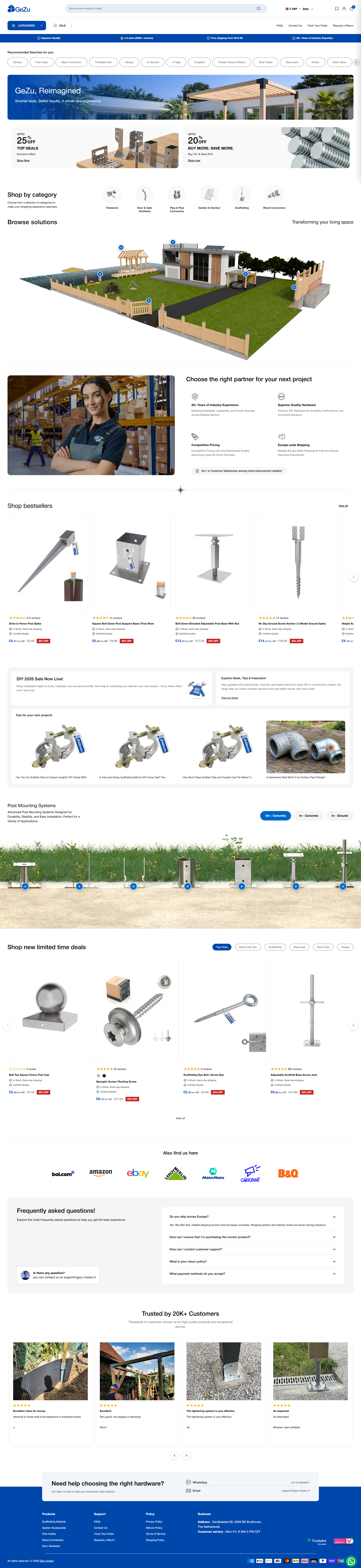 Monument Supply Co. — full page preview